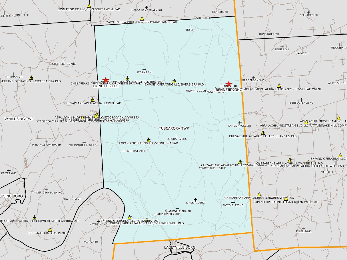 Bradford_Tuscarora_Twp
				          County _epending_udow Permits