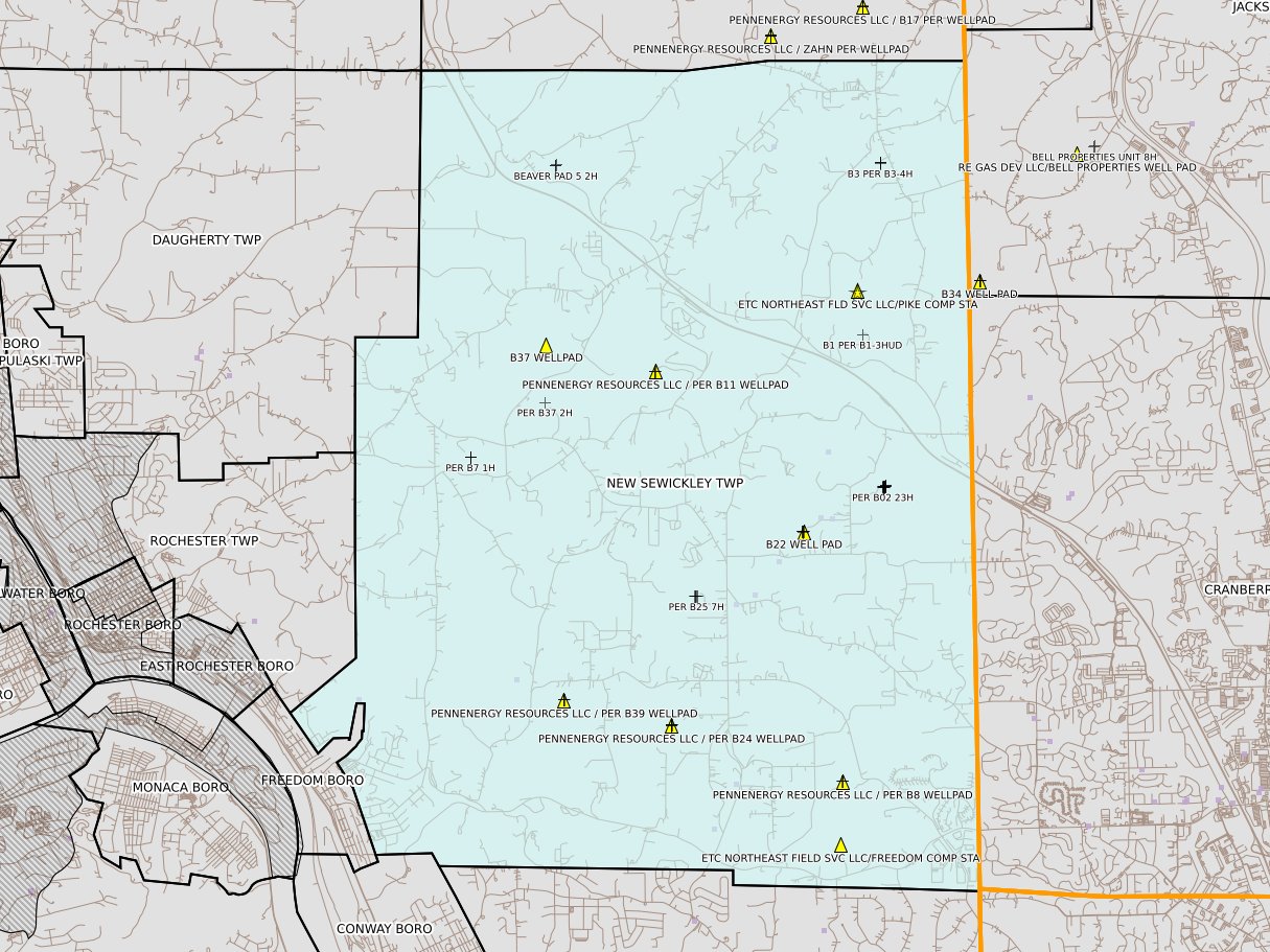 Beaver_New_Sewickley_Twp
				          County _og_compliance Permits