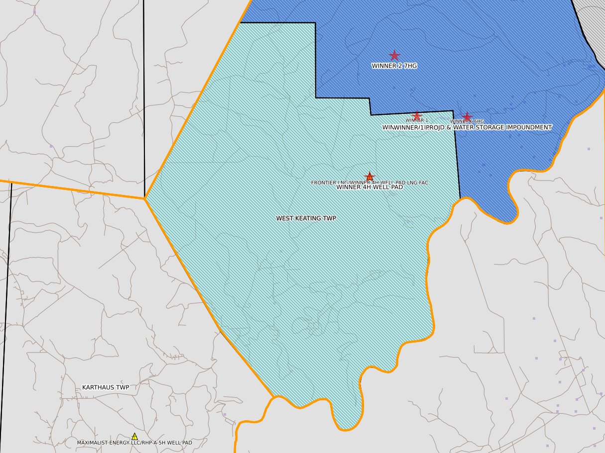 Clinton_West_Keating_Twp
				          County _og_compliance Permits