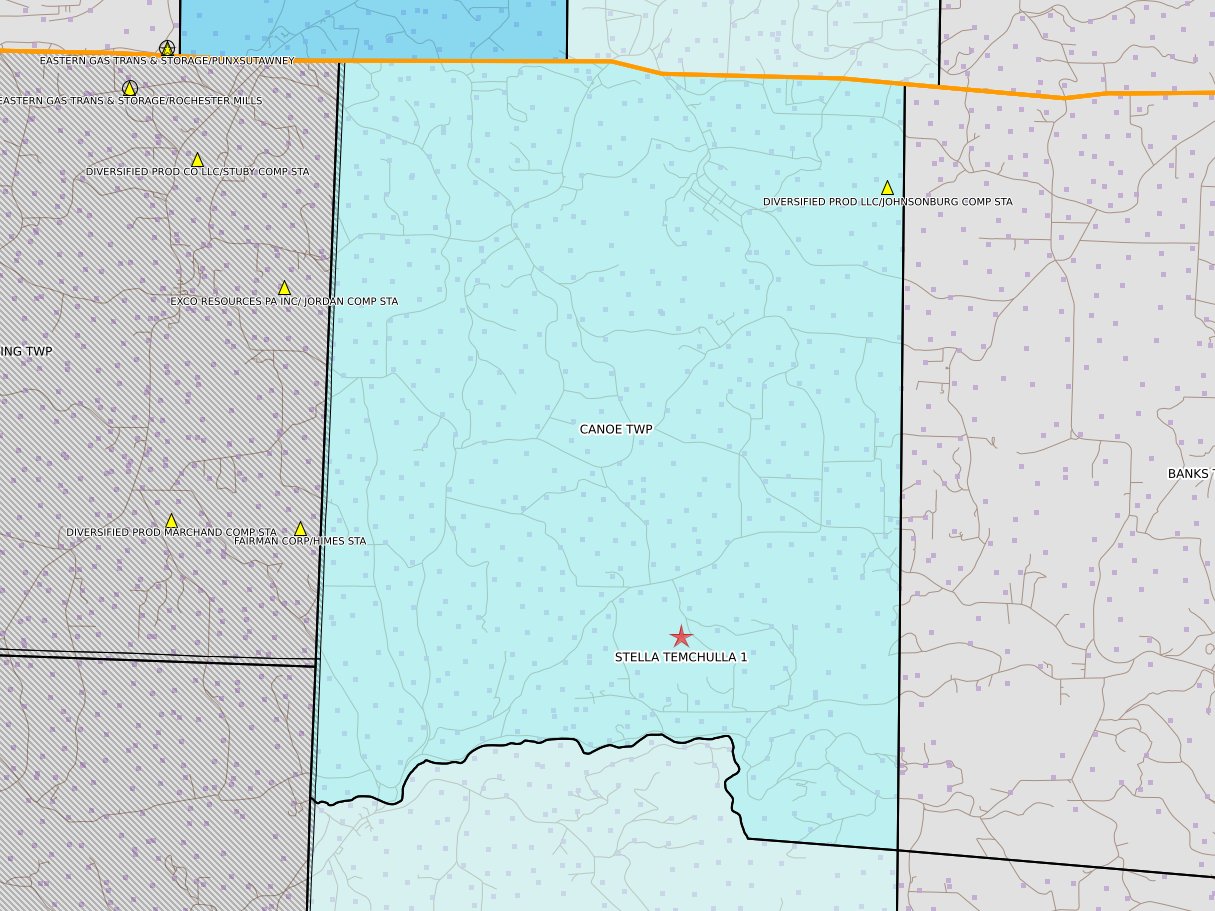 Indiana_Canoe_Twp
				          County _og_compliance Permits