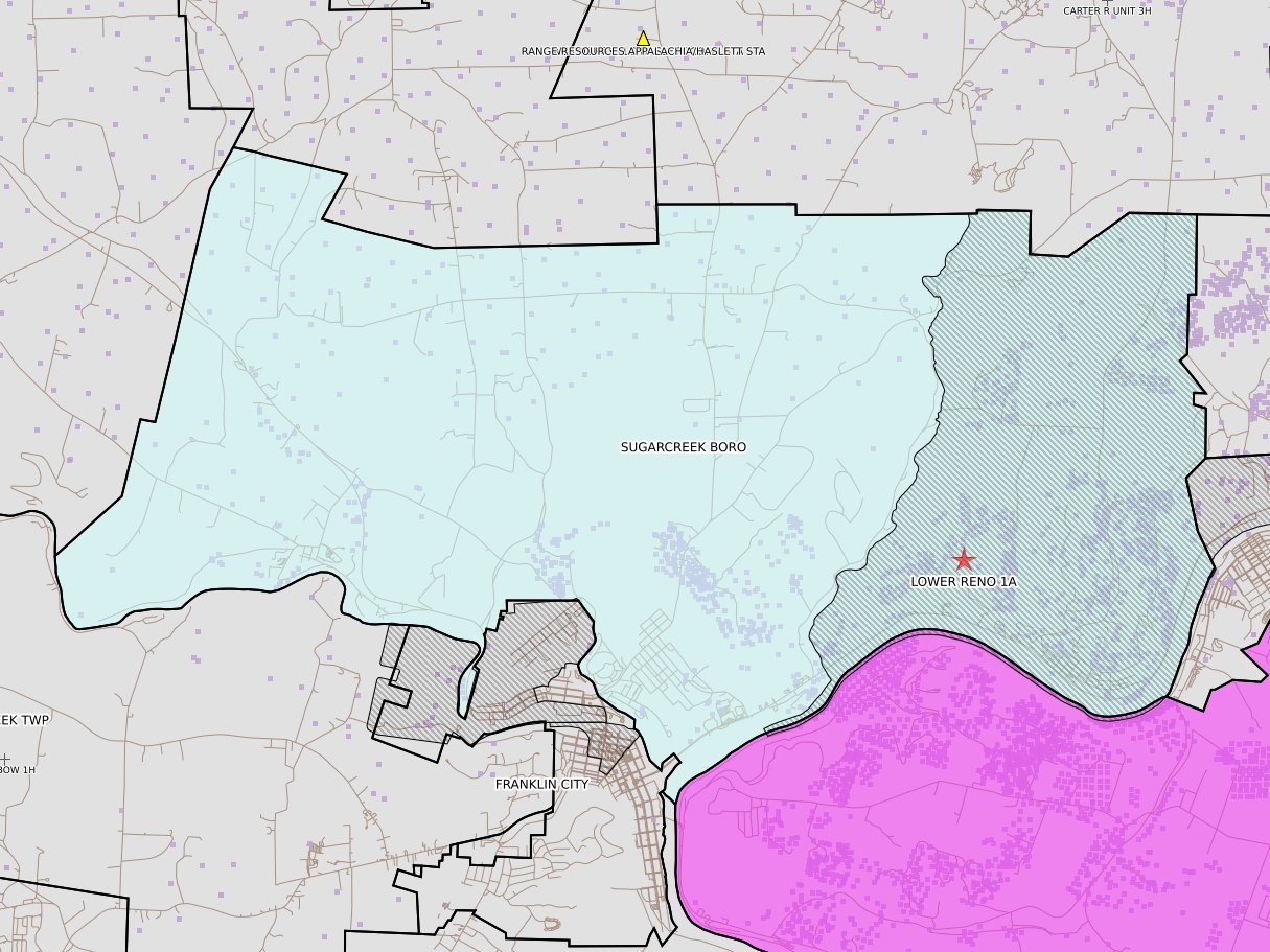 Venango_Sugarcreek_Boro
				          County _og_compliance Permits
