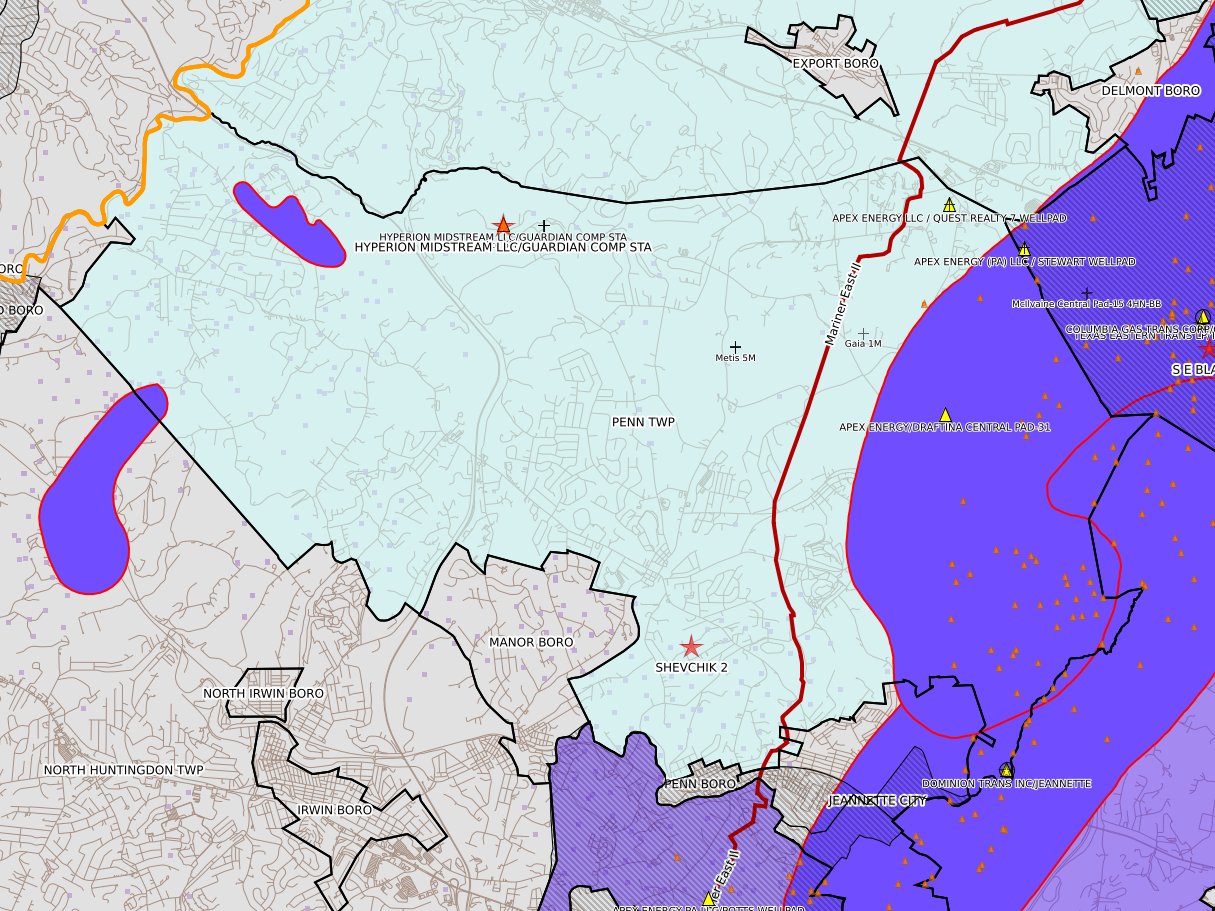 Westmoreland_Penn_Twp
				          County _og_compliance Permits