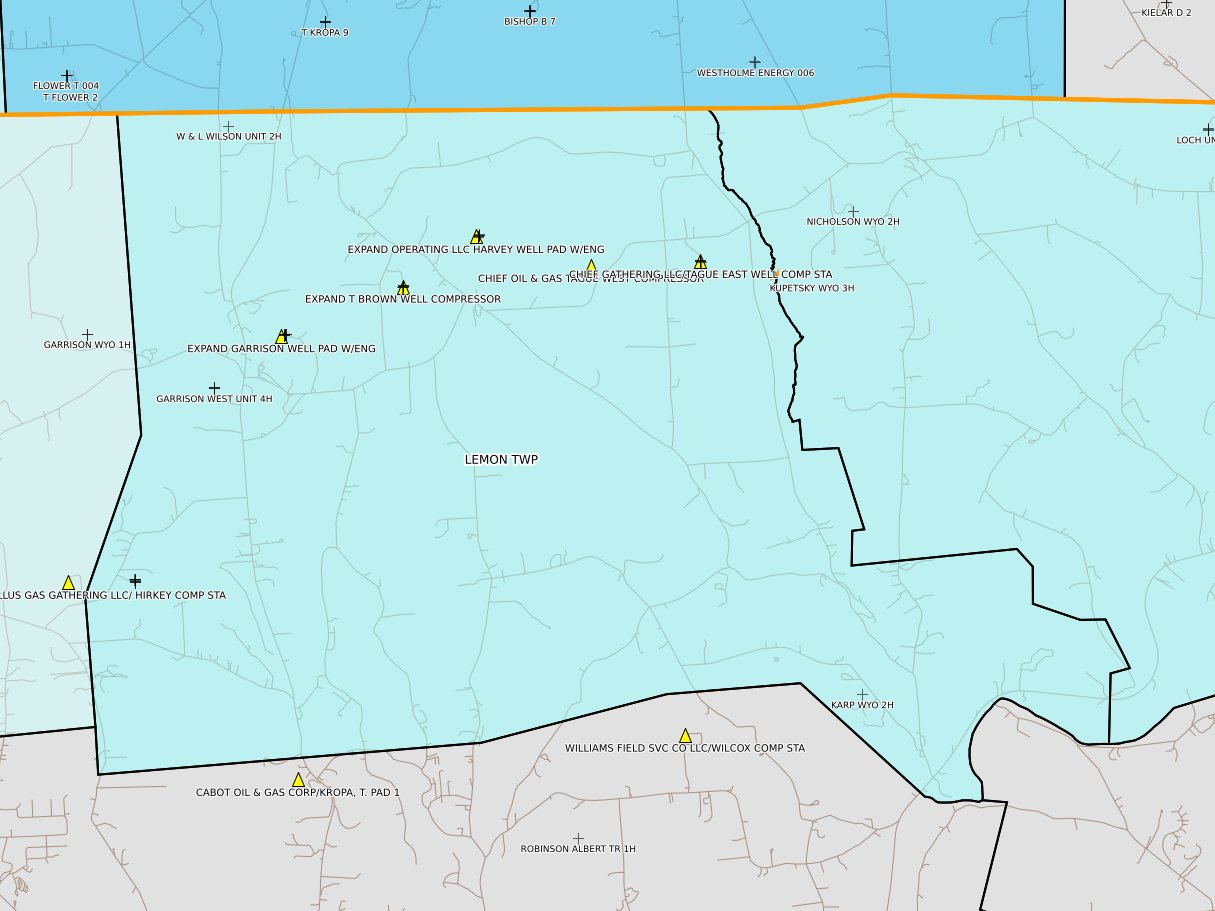 Wyoming_Lemon_Twp
				          County _og_compliance Permits