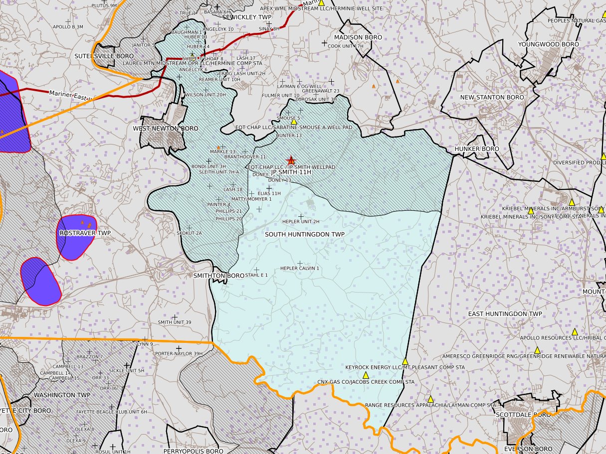 Westmoreland_South_Huntingdon_Twp
				          County _og_notifications Permits